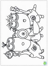 Coloring Minions Pages Despicable Minion Color Dinokids Kids Printable Print Birthday Boys Sheets Girls Drawing Adult Getdrawings Book Coloringpage Banana sketch template