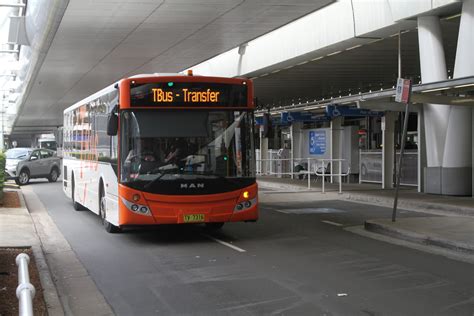 tbus transfer bus tv  sydney airport terminal  wongms rail gallery