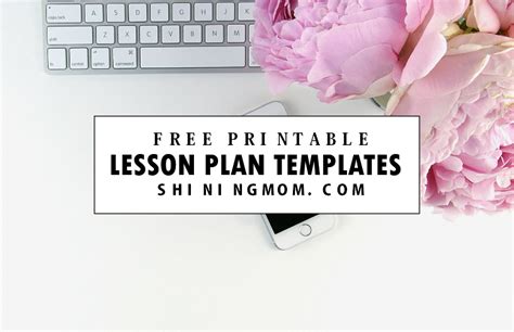 free amazing lesson plan template printables