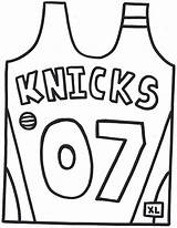 Coloring Jersey Pages Football Sports Uniform Blank Basketball Sheets Nfl Shirt Popular Getdrawings Coloringhome sketch template