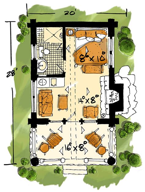 tiny house plans small floor plans