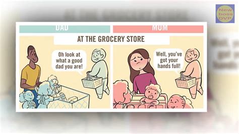 5 comics that reveal how differently dads and moms are viewed in public