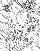 Jake Coloring Izzy Slides Chubby Playing Pirates Neverland Pages Brightest Member Color Getcolorings sketch template