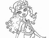 Monster High Lagoona Coloring Blue Clawdeen Wolf Coloringcrew Dibujo Pages Piece Logo Print sketch template