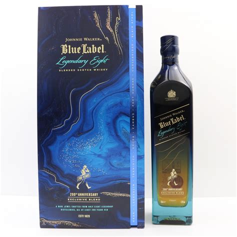johnnie walker blue label legendary   anniversary   auction scotch whisky