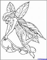 Fairy Realistic Fairies Draw Coloring Pages Drawing Step Moon Drawings Dragoart Printable Mermaid Pencil Getcolorings Color Print Adult Value Getdrawings sketch template