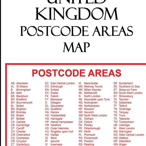 uk postcode area map map logic