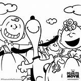 Coloring Peanuts Pages Halloween Movie Snoopy Thanksgiving Charlie Brown Clipart Sheets Characters Color Printable Cartoon Gang Getdrawings Getcolorings Colorings Uploaded sketch template