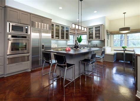 evolution  home kitchens open stylish  spacious