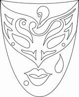 Masken Ausmalen Maschere Creativi Carnevale Lavoretti Pagliaccio Venetian Masks sketch template