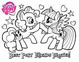 Pony Friends Coloring Forever Colorear Little Pages Para Dibujos Pintar Imprimir Ponis Negro Blanco Rainbow Con Imagenes Coloringcrew Google Cosas sketch template