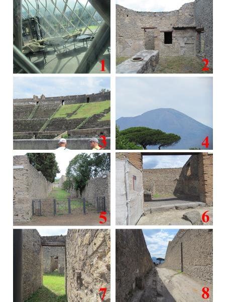 Views Of The Ancient City Of Pompeii 1 Body Casts Of