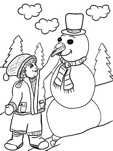 printable winter coloring pages  kids crafty morning