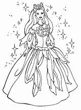 Coloring Barbie Pages Dress Dresses Printable Getcolorings Pag Sheets Getdrawings sketch template