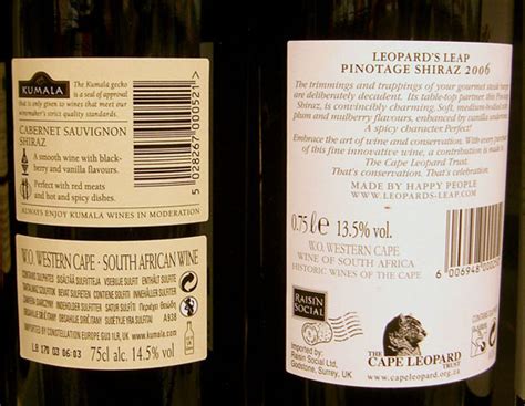 whats   label  importance   label information  wine purchase intention