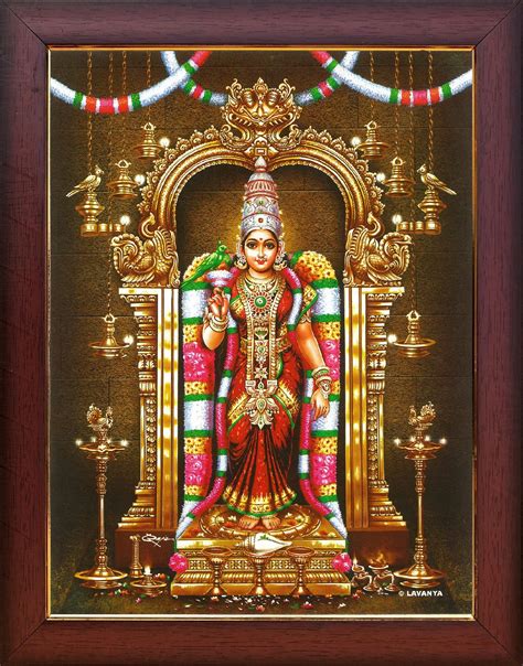 buy garuda  goddess sri madurai meenakshi amman photo frame