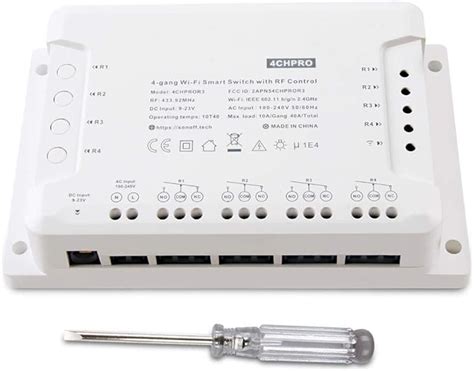 sonoff ch pro  wifi rf smart relay switch  channels nonc  dry contact support