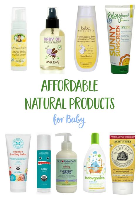 find affordable natural baby care products