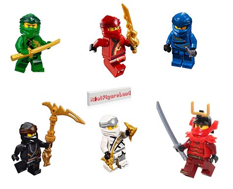 Lego Ninjago Legacy Minifigure Combo Pack Lloyd Jay Kai Cole Zane