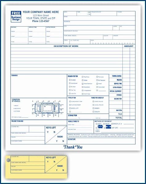 auto repair estimate form  template  resume examples jlnrb