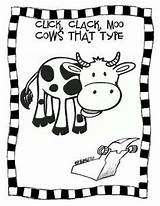 Clack Click Moo Activities Preschool Cows Type Reading Kindergarten Teachers Coloring Pages Books Pay sketch template
