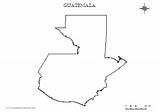 Guatemala Mapa Colorear sketch template