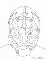 Rey Coloring Misterio Wrestler Pages Hellokids Print Color Online sketch template