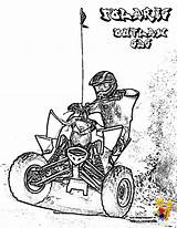 Polaris Sheet Atv Wheeler Outlaw Motocross Rzr Utv Snowmobile Quads Yescoloring sketch template