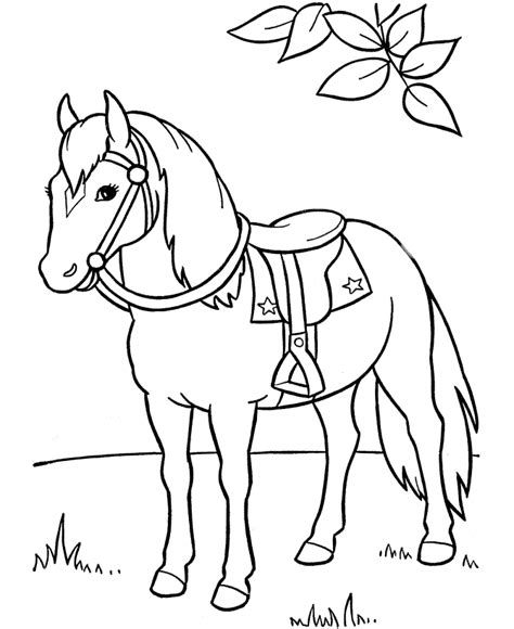 printable horse coloring page  kids  printable coloring