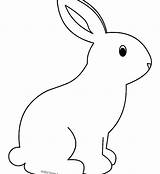 Rabbit Rabbits Clipartmag Sheets sketch template