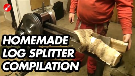 Homemade Log Splitter Compilation Youtube