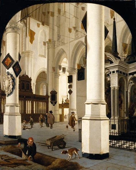 interior   nieuwe kerk van vliet  sifting