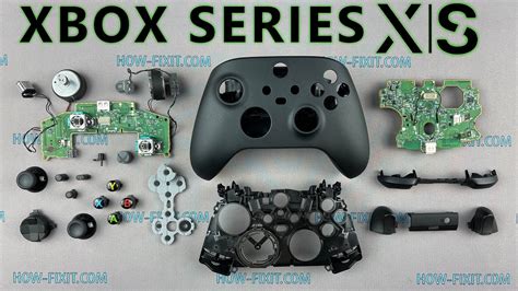 completely disassemble  xbox series   series  controller