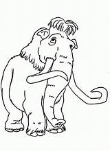 Ice Age Coloring Pages Mammoth Colouring Era Clipart Printable Elephant Mamoth Do Gelo Library Sheets Cute Desenhos Clip Animal Read sketch template
