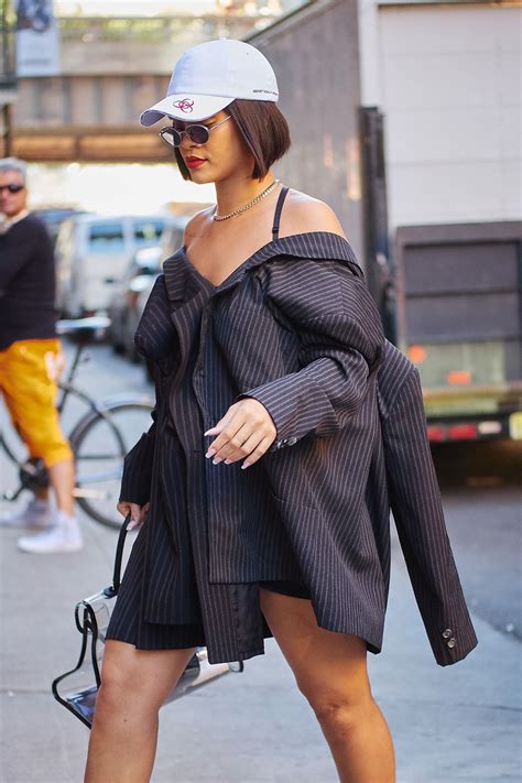 rihanna arrives on th set of a photoshoot in new york 10
