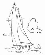 Coloring Sailboat Pages Boats Yacht Drawing Boat Sail Line Sailing Drawings Popular Bluebonkers Ships Getdrawings Coloringpages Info sketch template