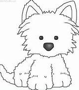 Terrier Coloring Pages Highland West Dog Getcolorings Diane James sketch template