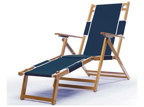 frankford umbrellas wooden beach lounge chair  footrest fc