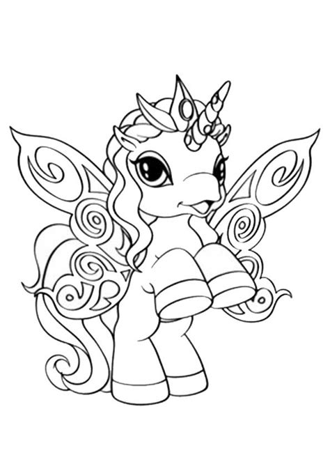 adorable unicorn coloring pages  girls  adults print