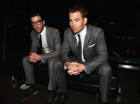 Chris Pine And Zachary Quinto Photo Zach And Chris Chris Pine Well