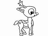 Reindeer Coloring Pages Antlers Head Getcolorings Getdrawings sketch template