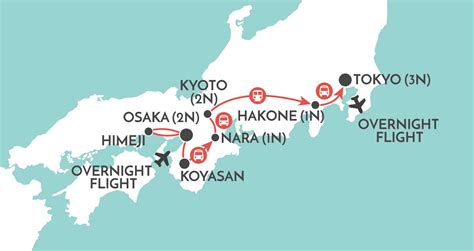 Japan Map Tokyo Kyoto Osaka