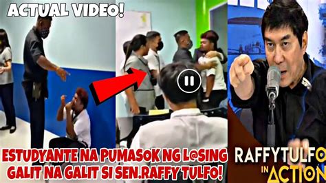 viral estudyante pumasok ng lasing sa eskwelehanraffy tulfo  action