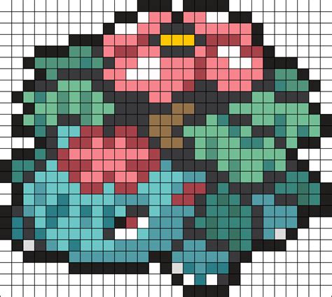 Pixel Art Pokemon Venusaur Pokemon Pixel Bulbasaur Page 1 Line 17qq