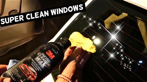 clean car window amazing results youtube