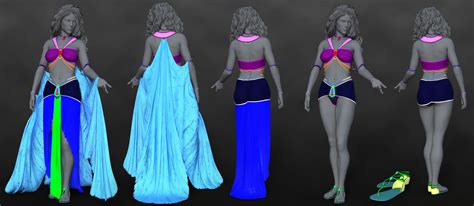 dforce shadowdancer outfit for genesis 8 female s daz 3d