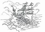 Coloring Pages Ship Pirate Sunken Pearl Caribbean Drawing Oriental Pirates Color Trading Printable Getcolorings Oasis Cruise Sinking Print Paintingvalley Cartoons sketch template