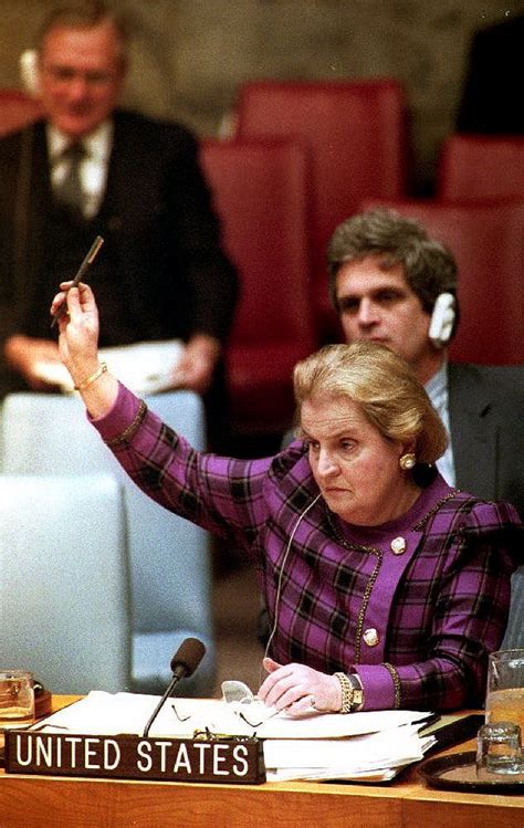 Madeleine Albright First Female Secretary Of State On Courage Fascism