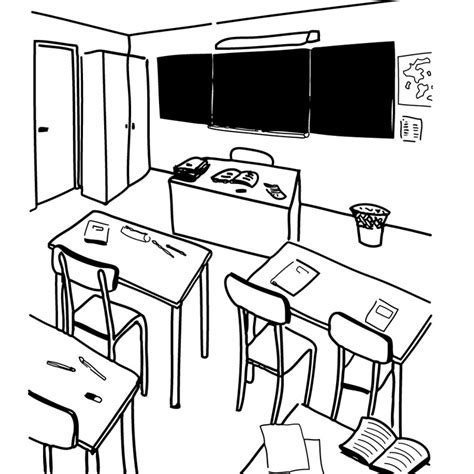 classrooms coloring pages printable coloring pages