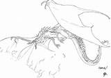 Smaug Coloring Pages Deviantart Template Sketch sketch template